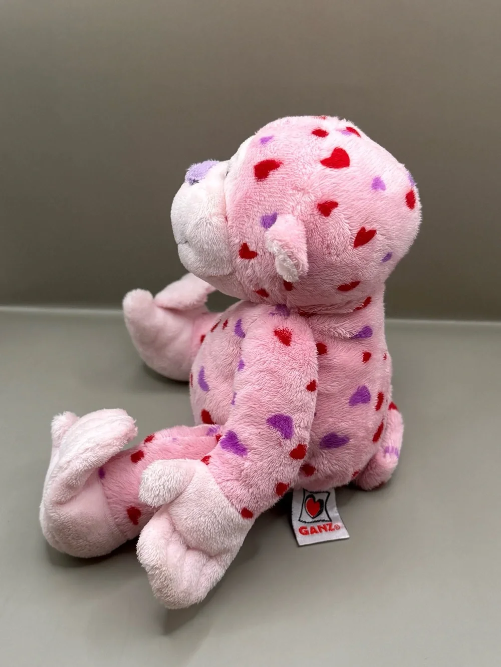 GANZ Webkinz Love Frog and Love Monkey Plush Stuffed Animal Lot NO CODE